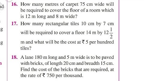 ex-15C part-3 class 6th | composite maths | S chand maths | ‎@NTR solutions  #area #perimeter