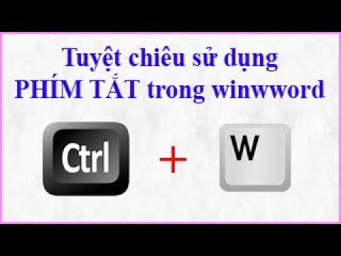 Tuyệt chiêu sử dụng phím tắt trong Winword (phần 1)