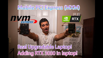 MXM Real Upgradable Laptop! (RTX 3000 Upgrade, NVMe, Wi-Fi 6E and more!)