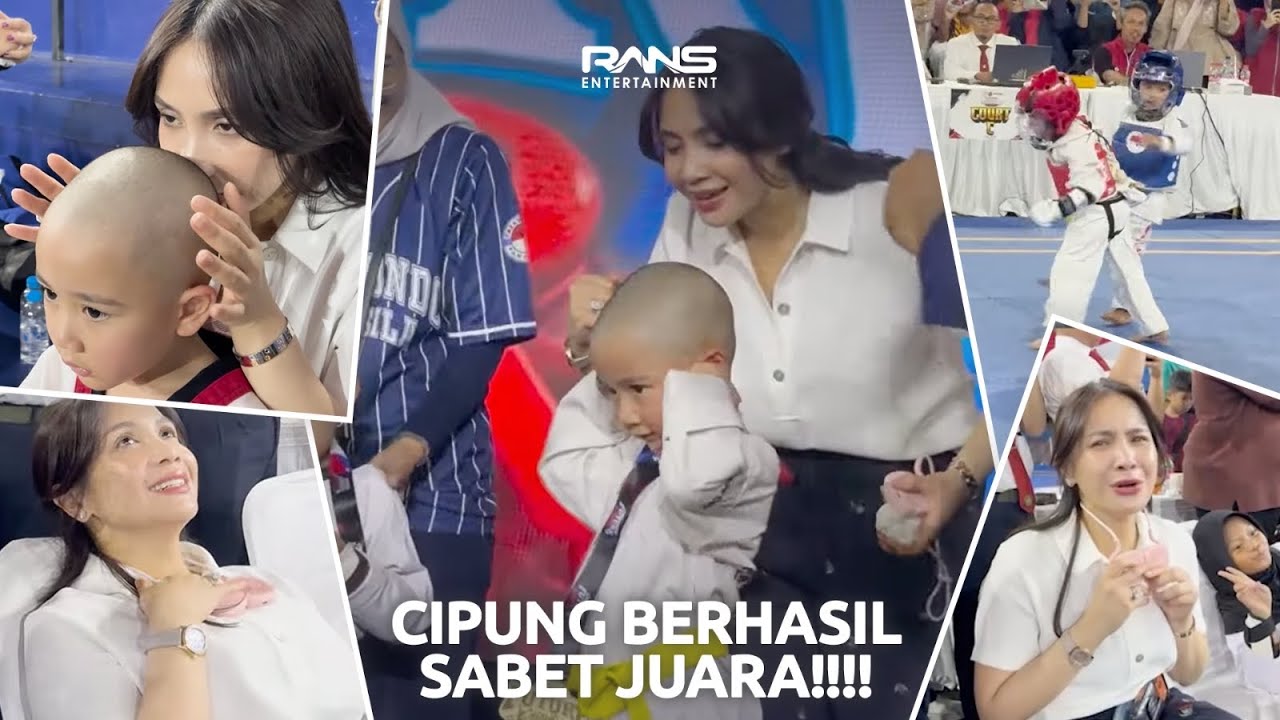 PERTANDINGAN TAEKWONDO PERTAMA CIPUNG!!! NAGITA PANIK LIAT CIPUNG TANDING!!!