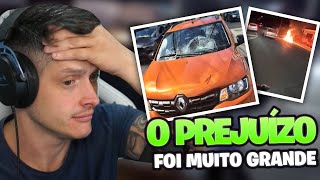 BUOZZI REAGE - XRacing - FOI MUITO FORTE O IMPACTO! - CORTES DA LIVE
