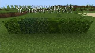 WAVING PLANTS IN MCPE 1.6 1.7 1.8 1.9 1.10 1.11 1.12 AND 1.13/NO LAG ADDON REVIEW screenshot 3