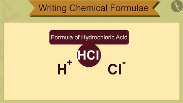 Writing Chemical Formulae | Part 1/1 | English | Class 9