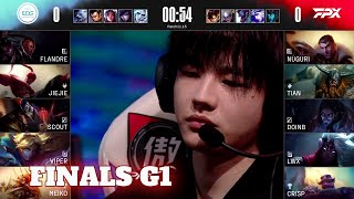 EDG vs FPX - Game 1 | Grand Finals LPL Summer 2021 playoffs | Edward Gaming vs FunPlus Phoenix G1