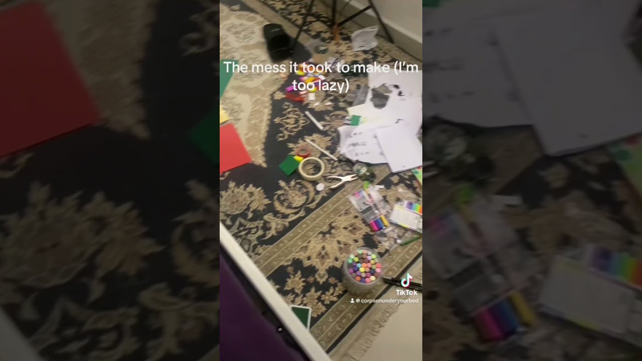 I’m too goddamn lazy to clean this SH