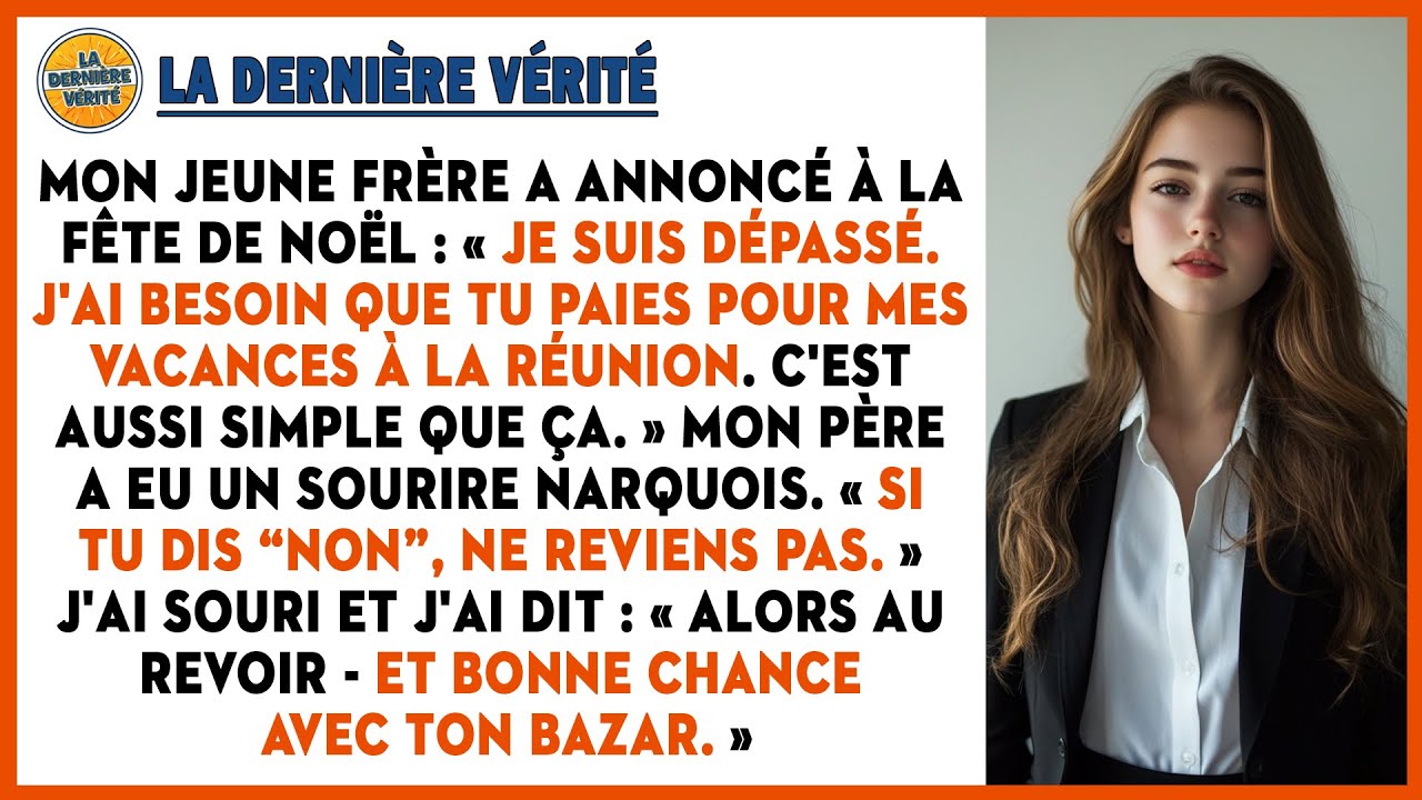 Mon Frère A Dit À Noël : « Je Suis Dépassé... J'ai Besoin Que Tu Paies Pour Le Voyage À Hawaï,...