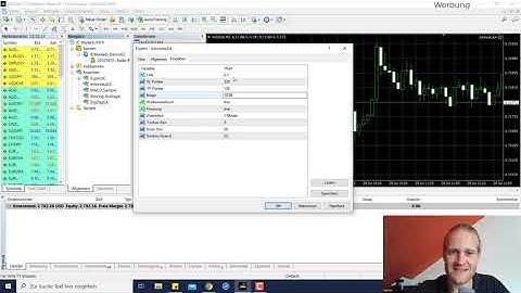 So änderst Du die Einstellungen von deinem Expert Advisor im MetaTrader