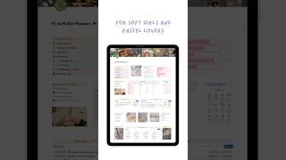 Pastel Life Planner 🍡💿✨🍵 #notiontemplates #lifeplanner #digitalplanning #pastelaesthetic #shorts