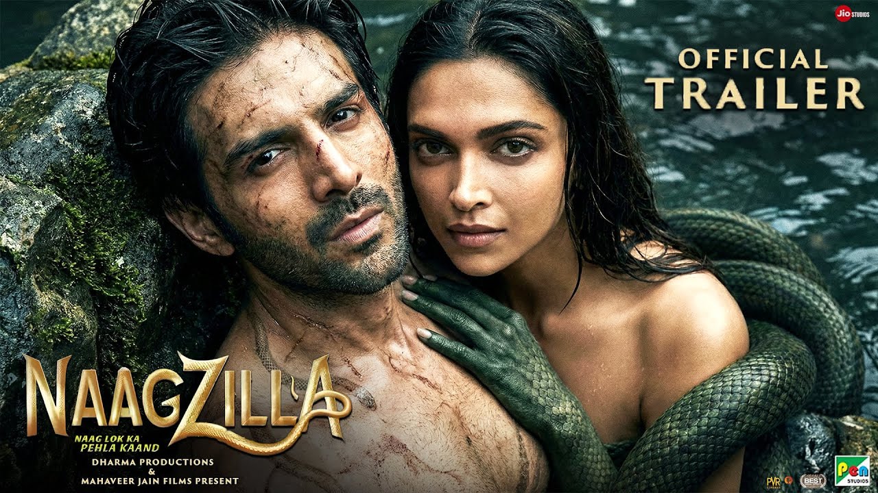NAAGZILLA : Official Trailer | Kartik Aaryan, Deepika Padukone | 14 August 2026 | T-Series