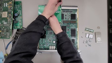 Cisco Supervisor 2T with integrated switch fabric PFC4 VS-SUP2T-10G #teardown