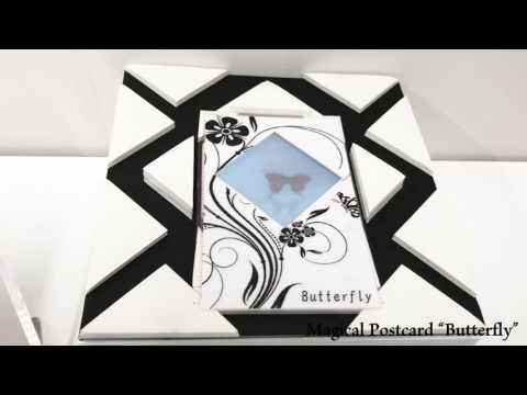 Video: Postcard With Openwork Butterfly