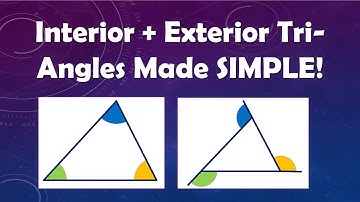 Triangle Angle Tricks You Need! Interior & Exterior Made EASY
