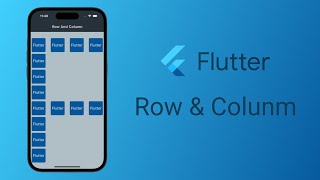 How to Use Row and Column in Flutter with All Style flutter coding flutterdev