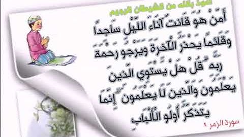 سورة الزمر .. آية 9 للقارئ ماهر المعيقلي .. حالة واتساب