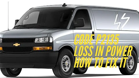 P2135 Chevy GMC code: How to fix it. Power loss