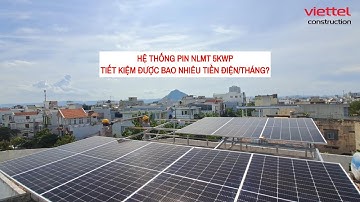 Lắp đặt hệ pin NLMT 5kwp thì tiết kiệm được bao nhiêu tiền điện mỗi tháng