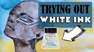 TRYING OUT WHITE INK BY WINSOR &amp; NEWTON- Yay or Nay? Art Addicts Alliance