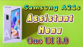 how to turn on assistant menu for Samsung Galaxy A21s phone Android 11 screenshot 5