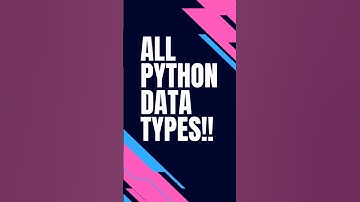 all python data types!!  | python quick guide # shorts #learnpython #python