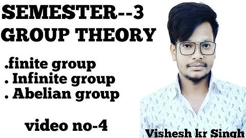 Group theory , Infinite group,Finite group,Abelian group with examples