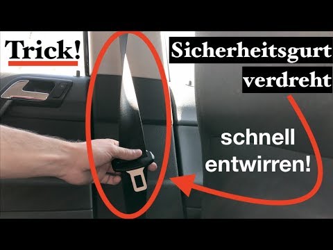 Auto Sicherheitsgurt verdreht: Gurt-Trick für schnelles entwirren!