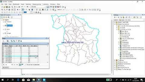 Manajemen Data Atribut, Visualisasi dan Layout Peta