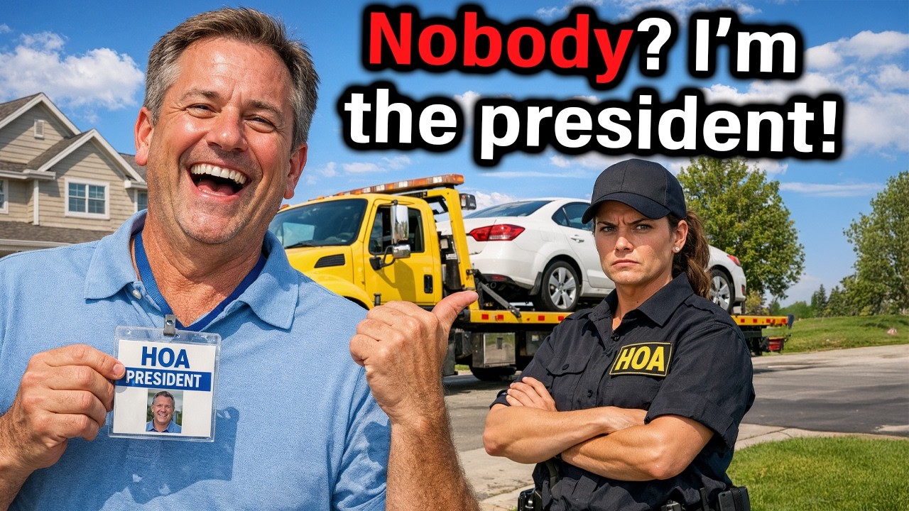 New HOA Karen Calls Me A “NOBODY”, Tows My Car.. I’m The HOA President! r/MaliciousCompliance