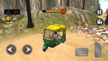 Tuk Tuk Auto Rickshaw Offroad Driving Game || Tuk Tuk Auto Rickshaw Game || Rickshaw Taxi game