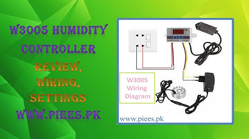 W3005 Humidity Controller Review, Wiring, Settings in Urdu/Hindi