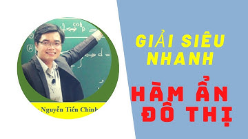 Hướng Dẫn Giải Nhanh Bài Toán Đơn Điệu Hàm Ẩn, Đồ Thị Bằng Nhiều Cách|Nguyễn Tiến Chinh official