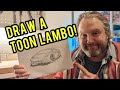 Drawing a Cartoon Car