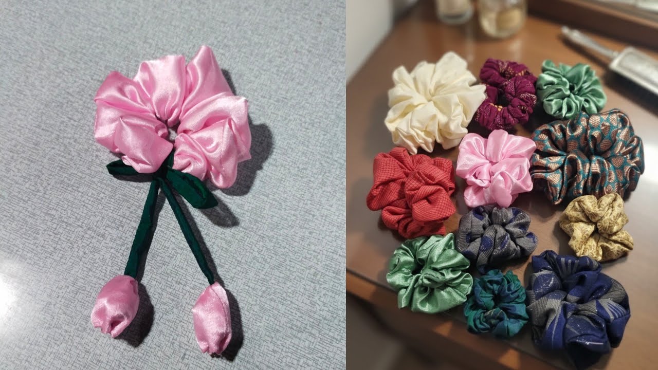 Trending hairband thulip flower 🌹🌺 stitching video 🦋💫✨💘#hairband #viral #trending #viralvideo #easy 