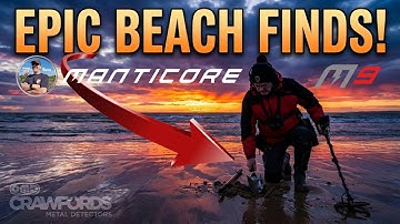 Minelab Manticore. Beach Metal Detecting in DEEP IRON
