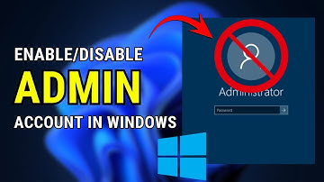 Enable/Disable Administrator Account in Windows Using CMD