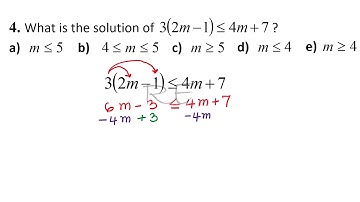 College Algebra Review for Test 3b questions 3 and 4
