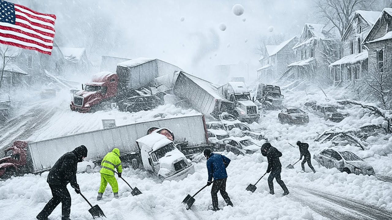 CHAOS in Missouri Today! Blizzard Slams St. Louis, Highways Shut Down ...