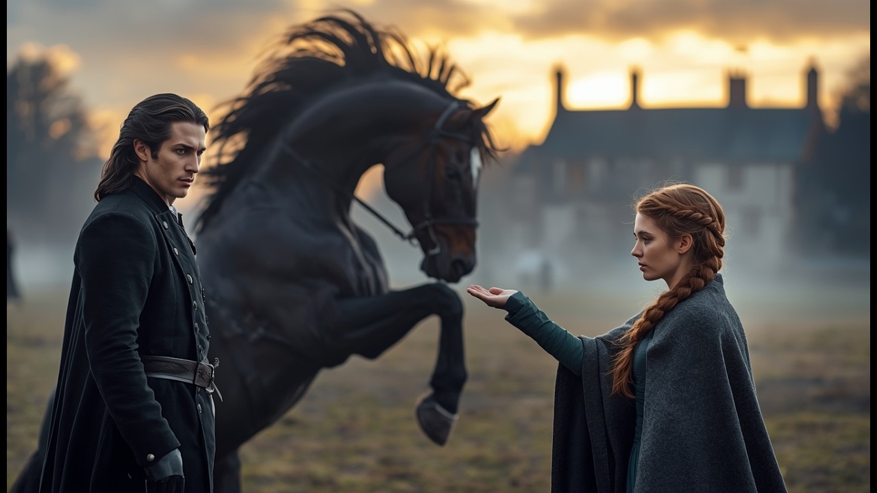 No One Could Tame the Duke's Wildest Horse—Until a Quiet Young Woman Reached for Him