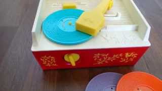 mange disque fisher price vintage