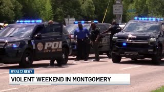 4 killed 3 injured during violent weekend in Montgomery