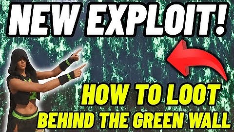 New Exploit! How to loot behind the green wall! Conan Exiles