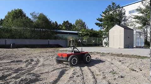 Mobile scan rover test with VLP-16 for 3D Modeling.SLAM.