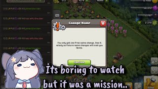 ʚSS | I changed the names of my accounts.. 50 of them. #clancapitalraid (COC) screenshot 2