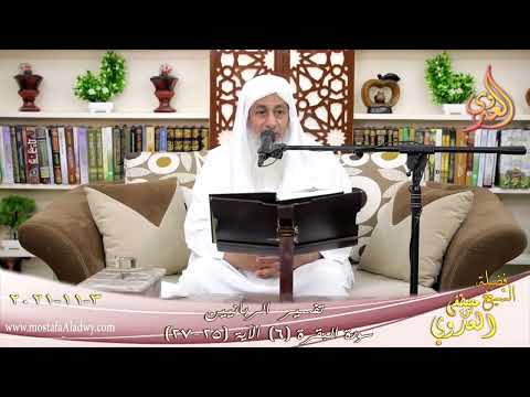 معنى كلمة جنات الشيخ مصطفى العدوي