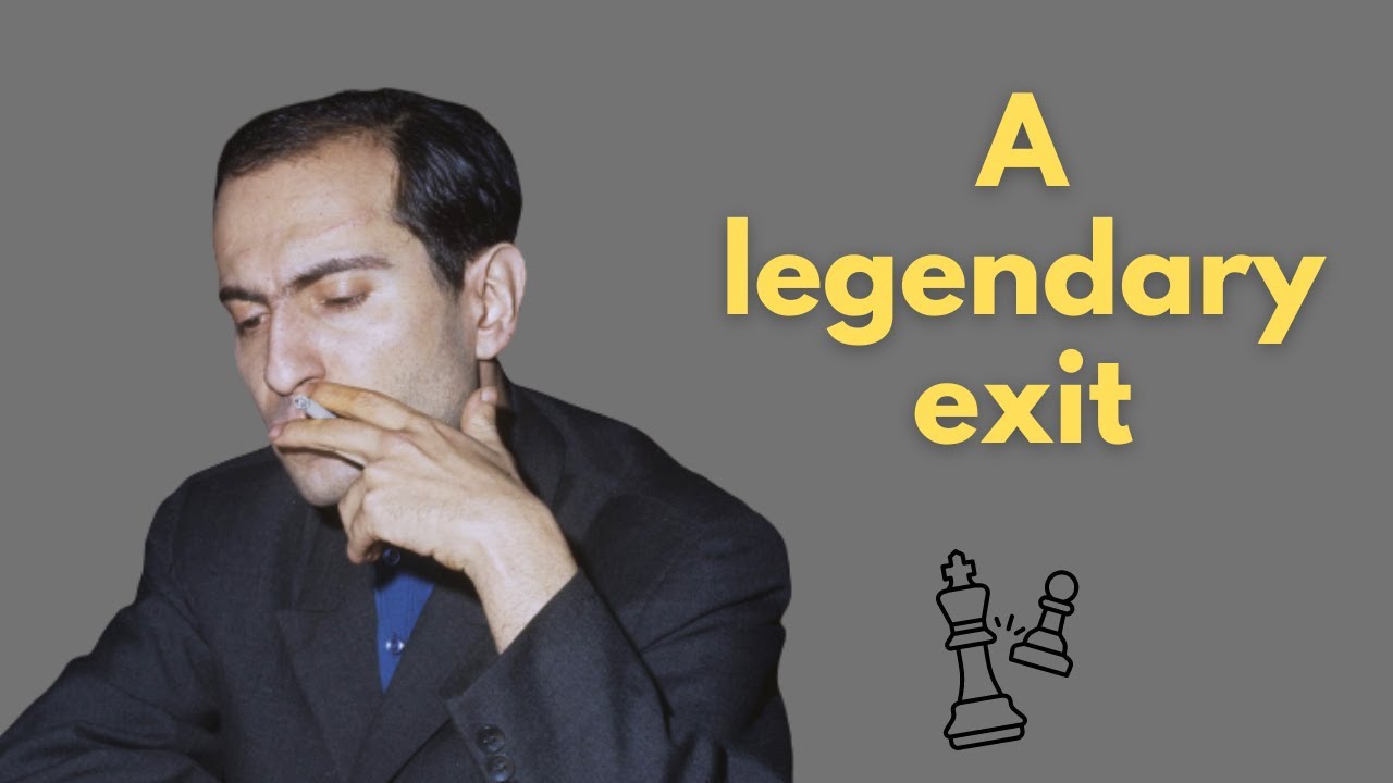 Last game of Mikhail Tal's career | Mikhail Tal vs Vladimir Akopian ...