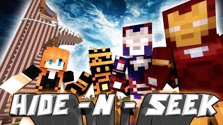 I AM REAL SUPERHERO! | Minecraft Mini-Game IRON MAN HIDE N SEEK /w Facecam!