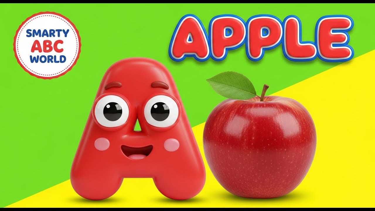 🎵 Цветной алфавитный джем | Буквы от A до Z сверкают яркими цветами!⭐