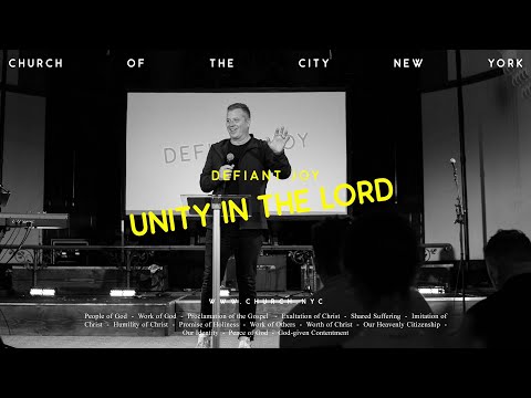 Defiant Joy: Unity in the Lord – Darren Whitehead