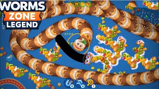 🐉 Worms Zone io #2025  #2 – Snake vs Worms game – BECAME TOP 1 - IN 6 MINUTE BY WZL_No1 screenshot 4