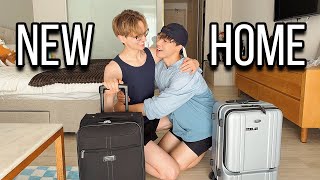 We Finally Moved in Together 【cute gay couple】