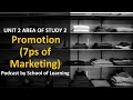The Strategic Art of the Promotion Mix (7Ps of Marketing - U2 AOS2)
